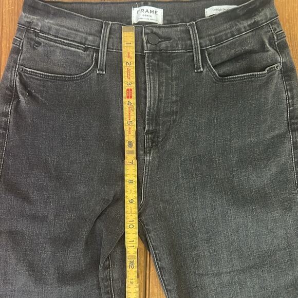 Women’s Frame Denim jeans le high straight black size 26 - Picture 4 of 7